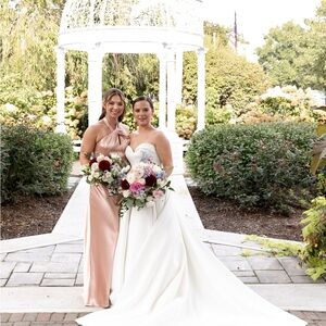 Monica Halter Satin Bridesmaids dress